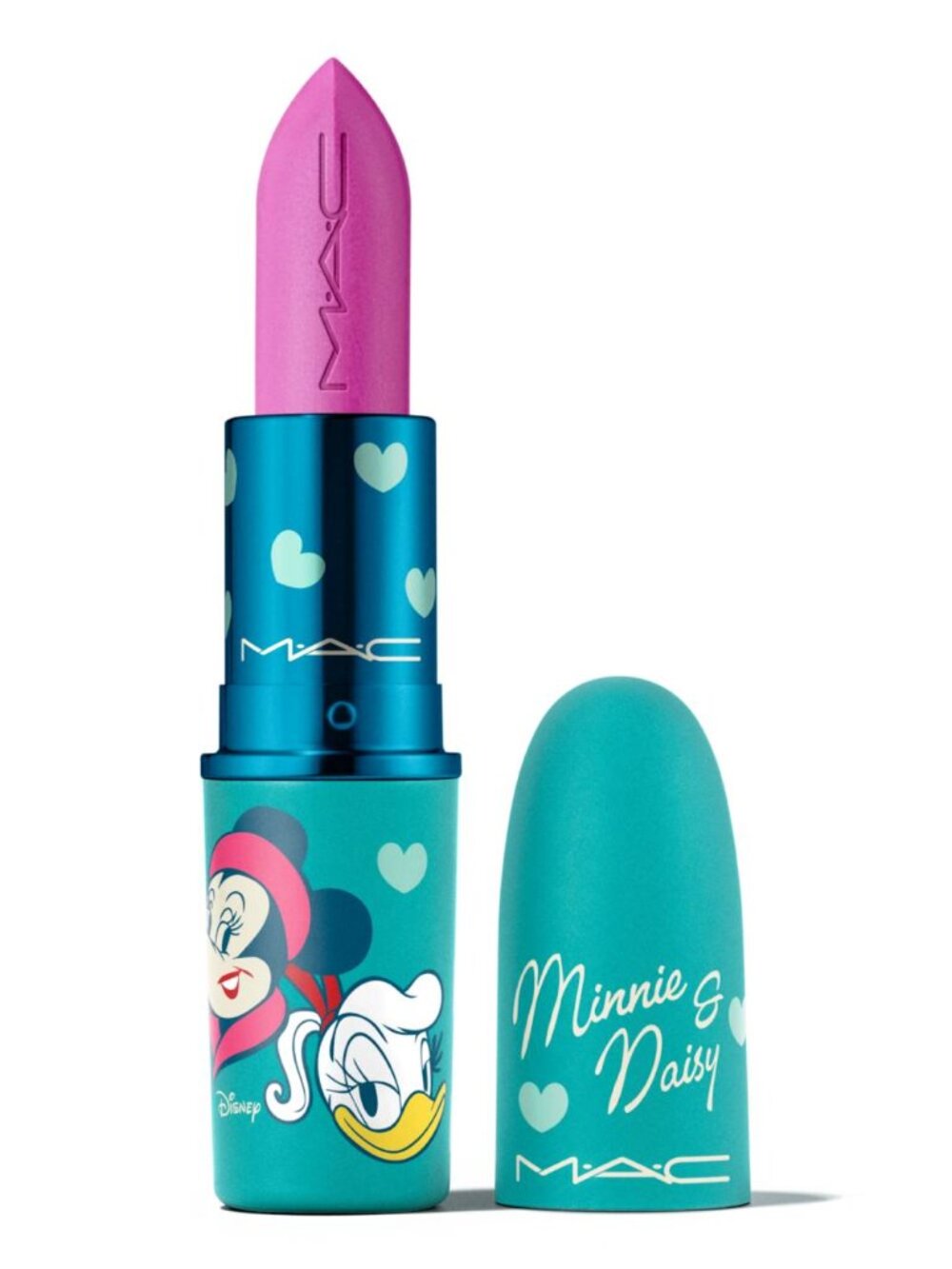 MAC x Disney Minnie Mouse & Daisy Lustreglass Sheer-Shine Lipstick in Gal Pals